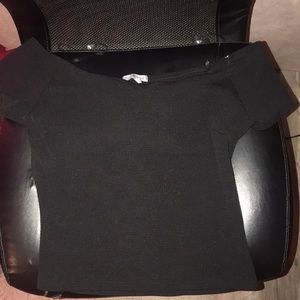 off the shoulder crop top